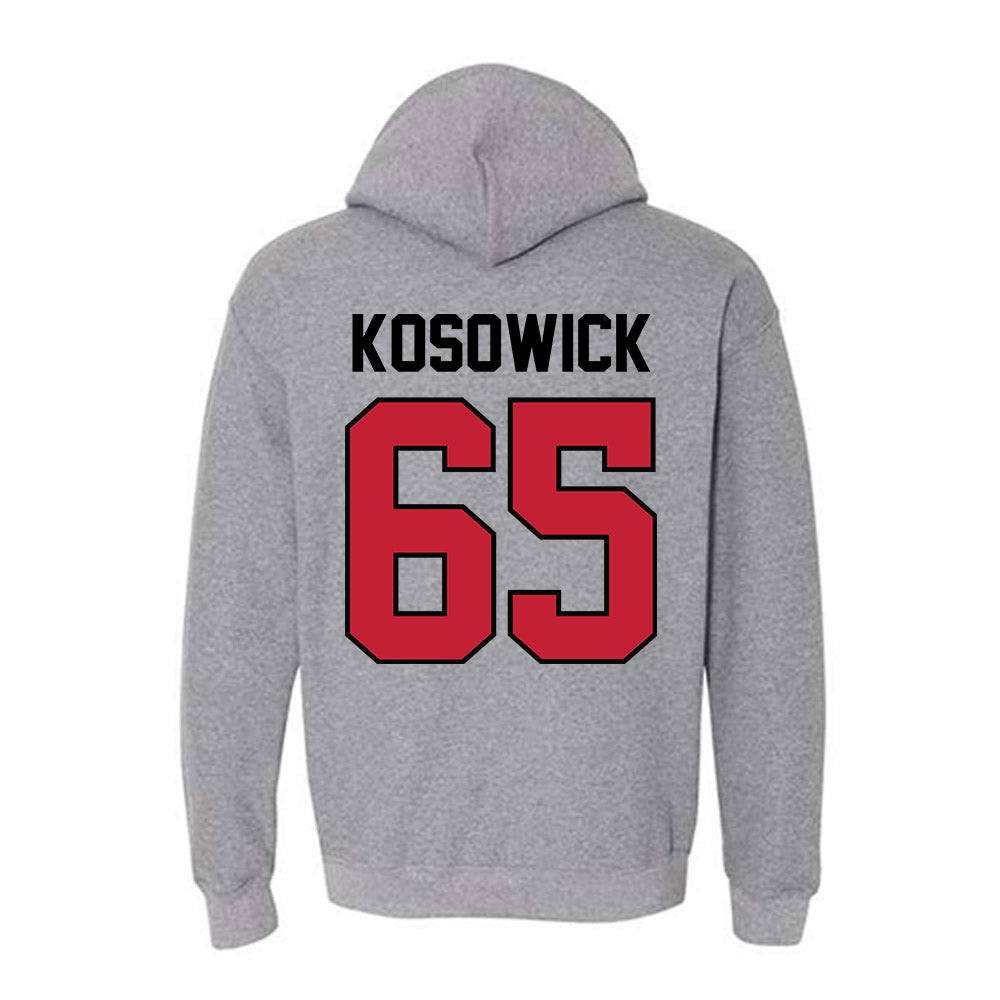 Georgia - NCAA Baseball : Mason Kosowick - Classic Shersey Hooded Sweatshirt-1