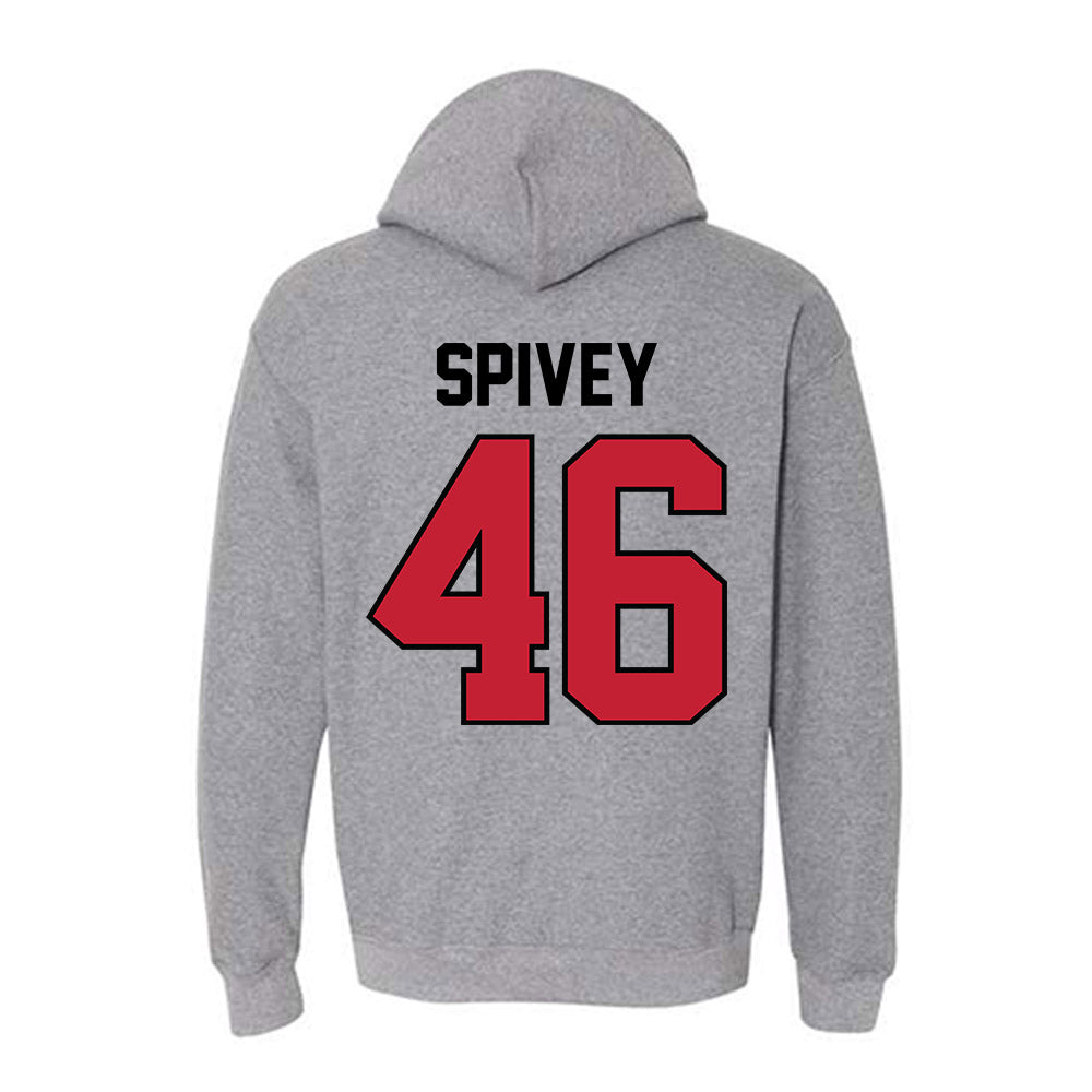 Georgia - NCAA Baseball : Logan Spivey - Classic Shersey Hooded Sweatshirt-1