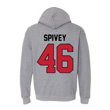 Georgia - NCAA Baseball : Logan Spivey - Classic Shersey Hooded Sweatshirt-1