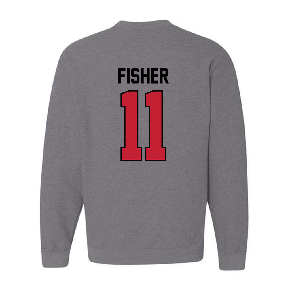 Georgia - NCAA Softball : Addisen Fisher - Classic Shersey Crewneck Sweatshirt-1