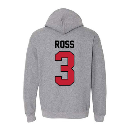 Georgia - NCAA Men's Basketball : Jordan Ross - Classic Shersey Hooded Sweatshirt-1