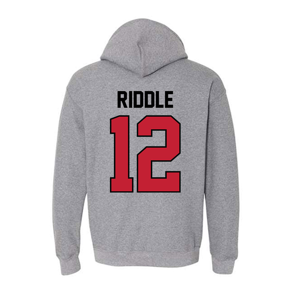 Georgia - NCAA Football : Ja Marley Riddle - Classic Shersey Hooded Sweatshirt-1