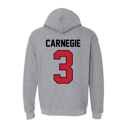 Georgia - NCAA Women's Basketball : Danielle Carnegie - Classic Shersey Hooded Sweatshirt-1