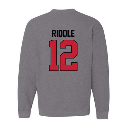 Georgia - NCAA Football : Ja Marley Riddle - Classic Shersey Crewneck Sweatshirt-1