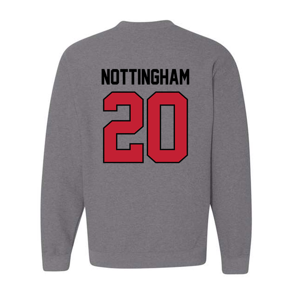 Georgia - NCAA Baseball : Joe Nottingham - Classic Shersey Crewneck Sweatshirt-1