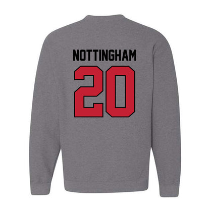 Georgia - NCAA Baseball : Joe Nottingham - Classic Shersey Crewneck Sweatshirt-1