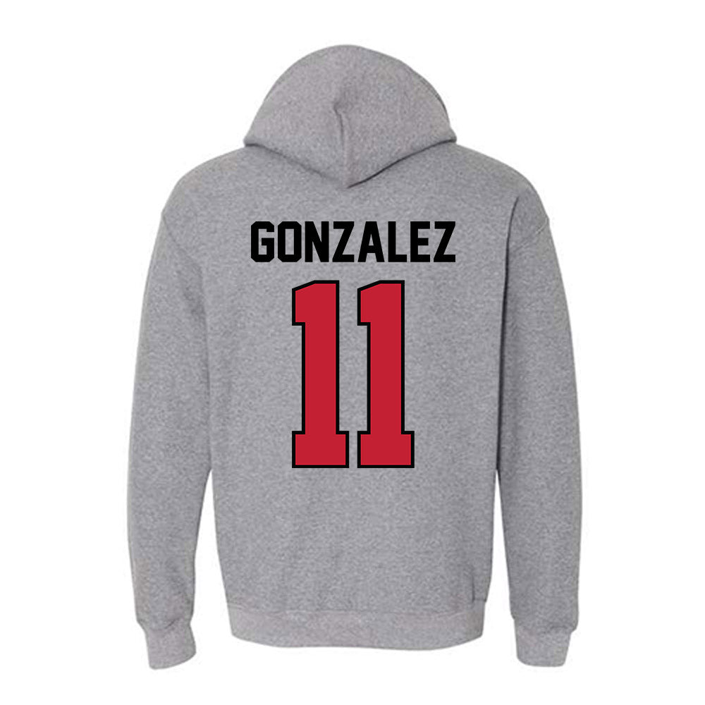Georgia - NCAA Women's Basketball : Enjulina Gonzalez - Classic Shersey Hooded Sweatshirt-1