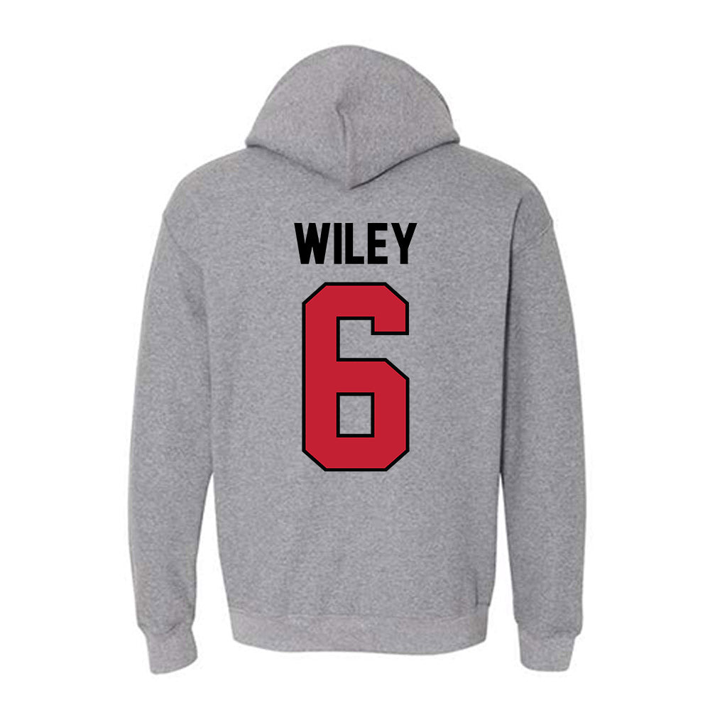 Georgia - NCAA Football : CJ Wiley - Classic Shersey Hooded Sweatshirt-1