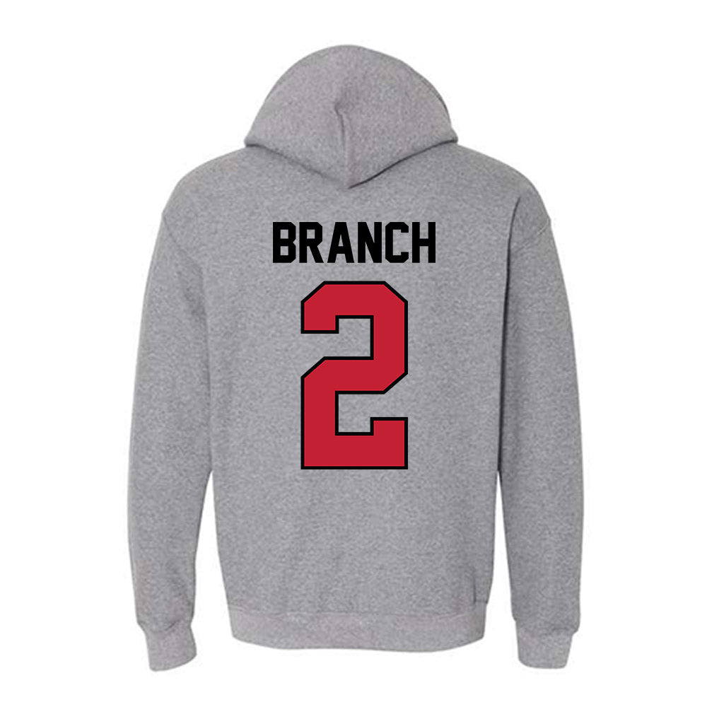 Georgia - NCAA Football : Zion Branch - Classic Shersey Hooded Sweatshirt-1