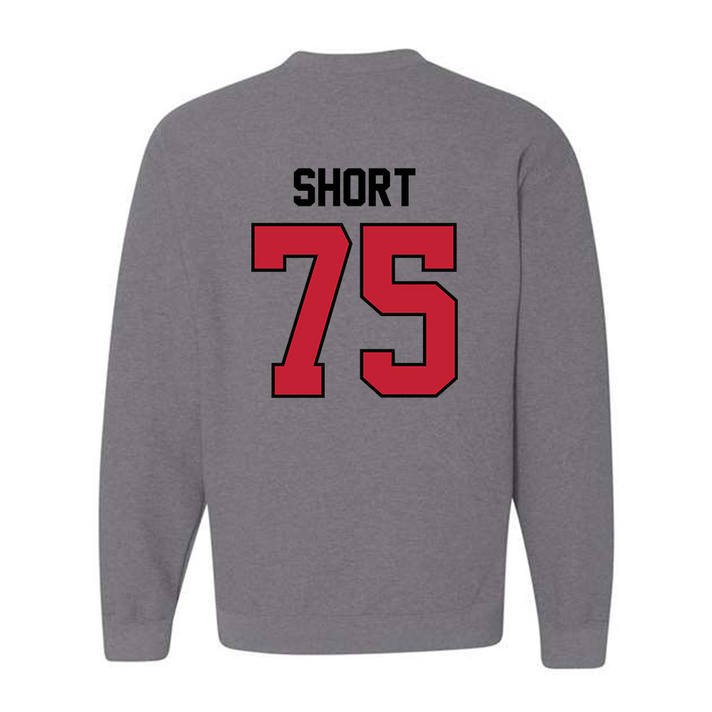 Georgia - NCAA Football : Mason Short - Classic Shersey Crewneck Sweatshirt-1
