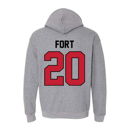 Georgia - NCAA Football : Zechariah Fort - Classic Shersey Hooded Sweatshirt-1