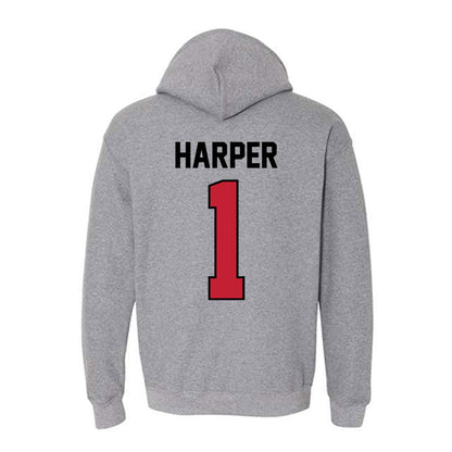 Georgia - NCAA Women's Volleyball : Tori Harper - Classic Shersey Hooded Sweatshirt-1