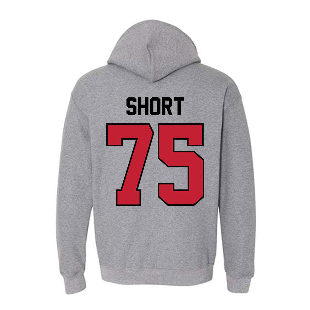 Georgia - NCAA Football : Mason Short - Classic Shersey Hooded Sweatshirt-1