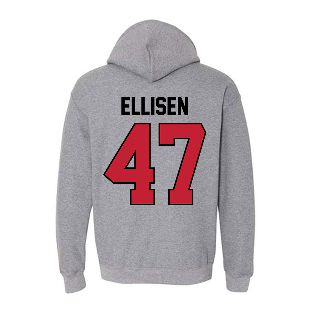 Georgia - NCAA Baseball : Thomas Ellisen - Classic Shersey Hooded Sweatshirt-1