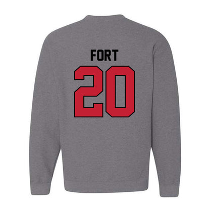 Georgia - NCAA Football : Zechariah Fort - Classic Shersey Crewneck Sweatshirt-1