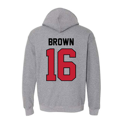 Georgia - NCAA Baseball : Zachary Brown - Classic Shersey Hooded Sweatshirt-1