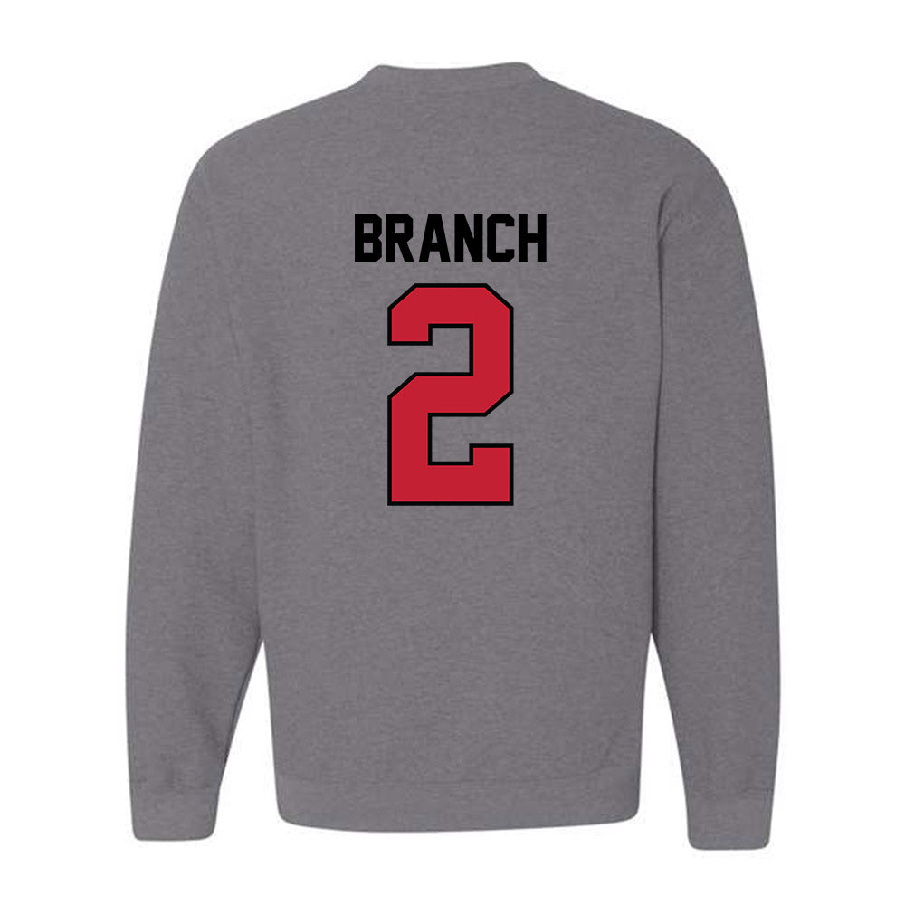 Georgia - NCAA Football : Zion Branch - Classic Shersey Crewneck Sweatshirt-1