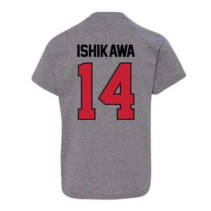 Georgia - NCAA Baseball : Kenny Ishikawa - Classic Shersey Youth T-Shirt-1