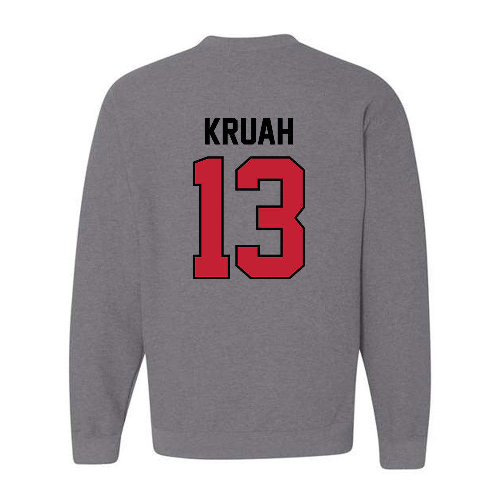 Georgia - NCAA Football : AJ Kruah - Classic Shersey Crewneck Sweatshirt-1