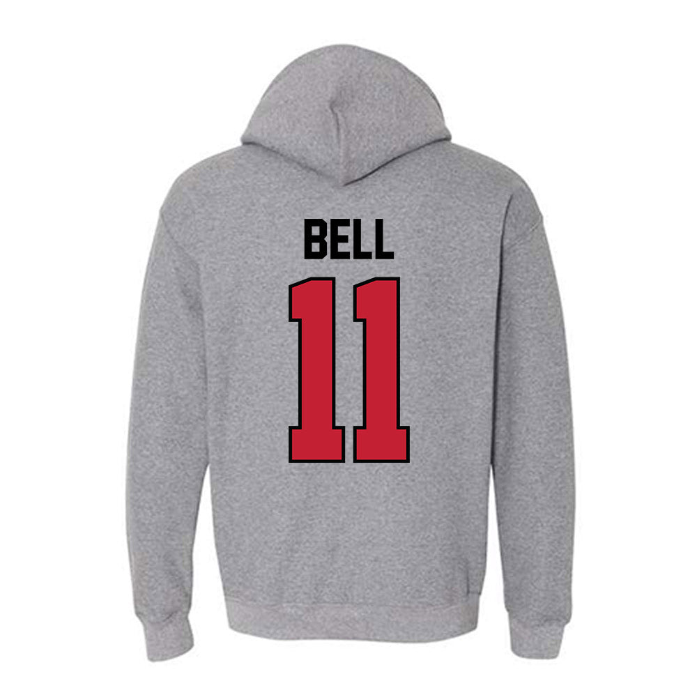 Georgia - NCAA Football : Jeremy Bell - Classic Shersey Hooded Sweatshirt-1