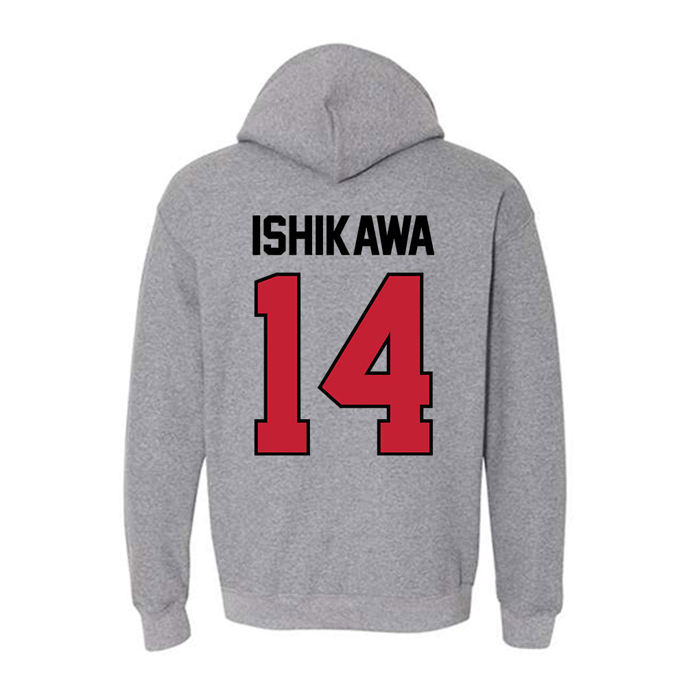 Georgia - NCAA Baseball : Kenny Ishikawa - Classic Shersey Hooded Sweatshirt-1