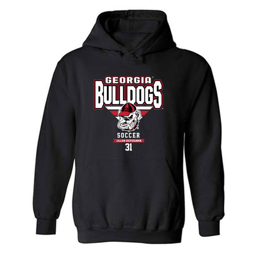 Georgia - NCAA Women's Soccer : Lillian Osifodunrin - Classic Fashion Shersey Hooded Sweatshirt-0