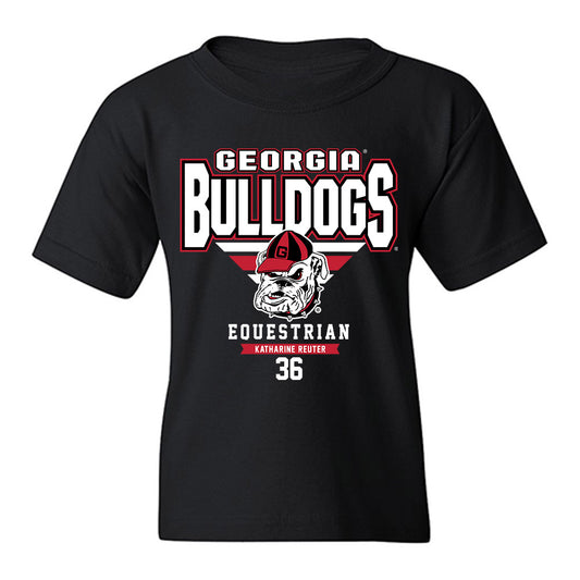 Georgia - NCAA Equestrian : Katharine Reuter - Classic Fashion Shersey Youth T-Shirt-0