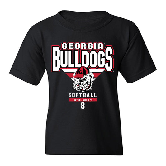 Georgia - NCAA Softball : Day-lee Williams - Classic Fashion Shersey Youth T-Shirt-0