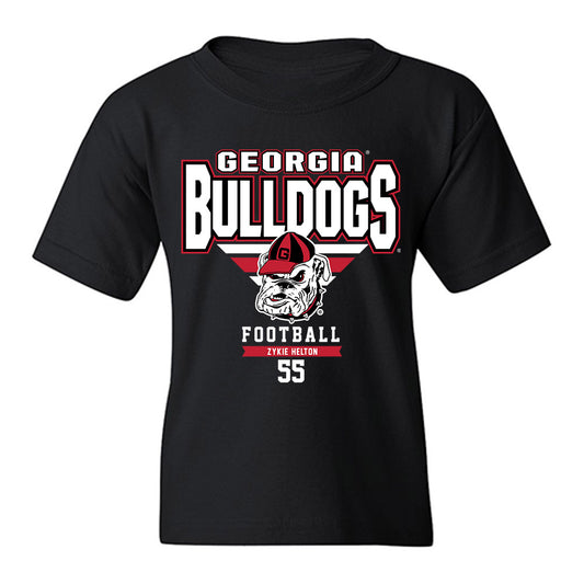 Georgia - NCAA Football : Zykie Helton - Classic Fashion Shersey Youth T-Shirt-0