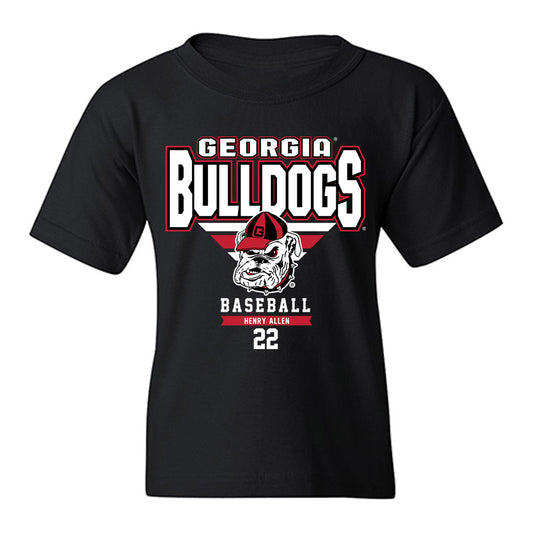 Georgia - NCAA Baseball : Henry Allen - Classic Fashion Shersey Youth T-Shirt-0