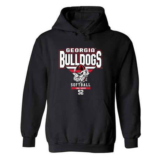 Georgia - NCAA Softball : Luna Taboas - Classic Fashion Shersey Hooded Sweatshirt-0