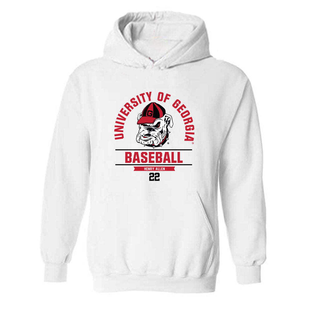 Georgia - NCAA Baseball : Henry Allen - Classic Fashion Shersey Hooded Sweatshirt-0
