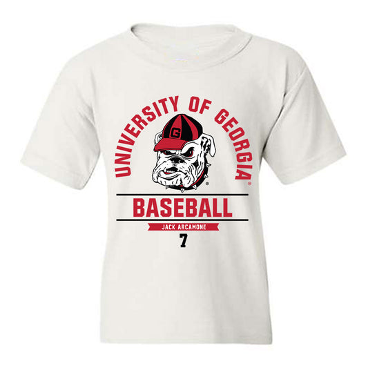 Georgia - NCAA Baseball : Jack Arcamone - Classic Fashion Shersey Youth T-Shirt-0