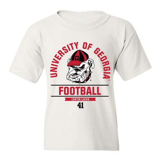Georgia - NCAA Football : Carter Luckie - Classic Fashion Shersey Youth T-Shirt-0