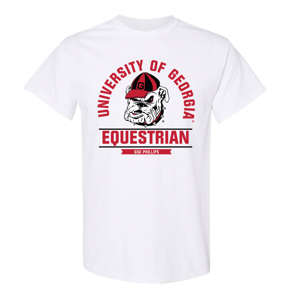 Georgia - NCAA Equestrian : Gigi Phillips - Classic Fashion Shersey T-Shirt-0