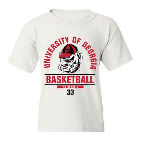 Georgia - NCAA Women's Basketball : Mia Woolfolk - Classic Fashion Shersey Youth T-Shirt-0