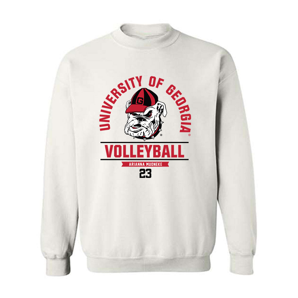 Georgia - NCAA Women's Volleyball : Arianna Muoneke - Classic Fashion Shersey Crewneck Sweatshirt-0