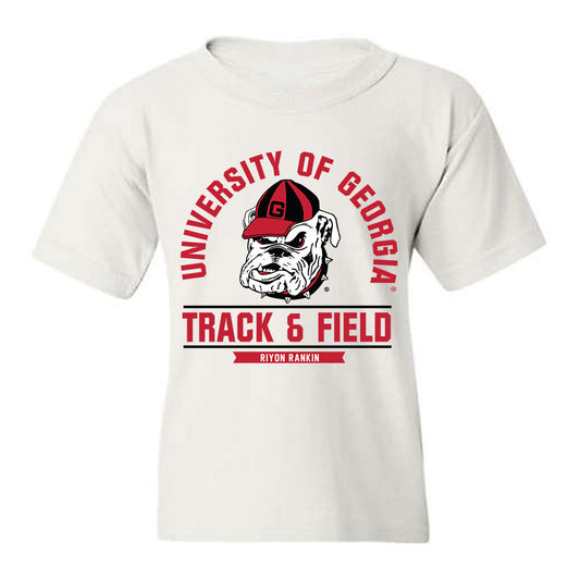 Georgia - NCAA Men's Track & Field : Riyon Rankin - Classic Fashion Shersey Youth T-Shirt-0