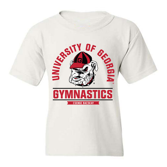 Georgia - NCAA Women's Gymnastics : Csenge Bacskay - Classic Fashion Shersey Youth T-Shirt-0