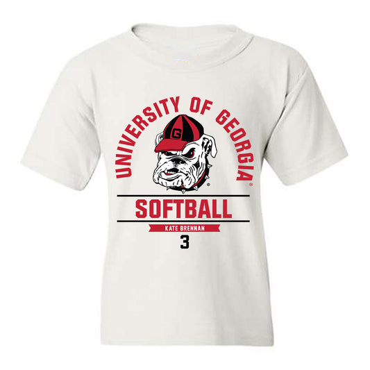 Georgia - NCAA Softball : Kate Brennan - Classic Fashion Shersey Youth T-Shirt-0