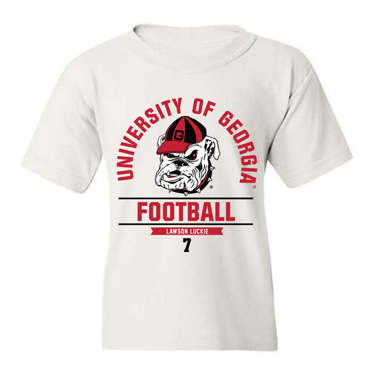 Georgia - NCAA Football : Lawson Luckie - Classic Fashion Shersey Youth T-Shirt-0
