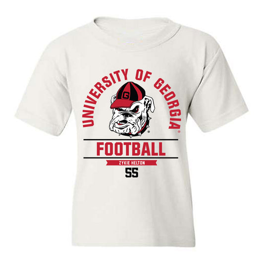 Georgia - NCAA Football : Zykie Helton - Classic Fashion Shersey Youth T-Shirt-0