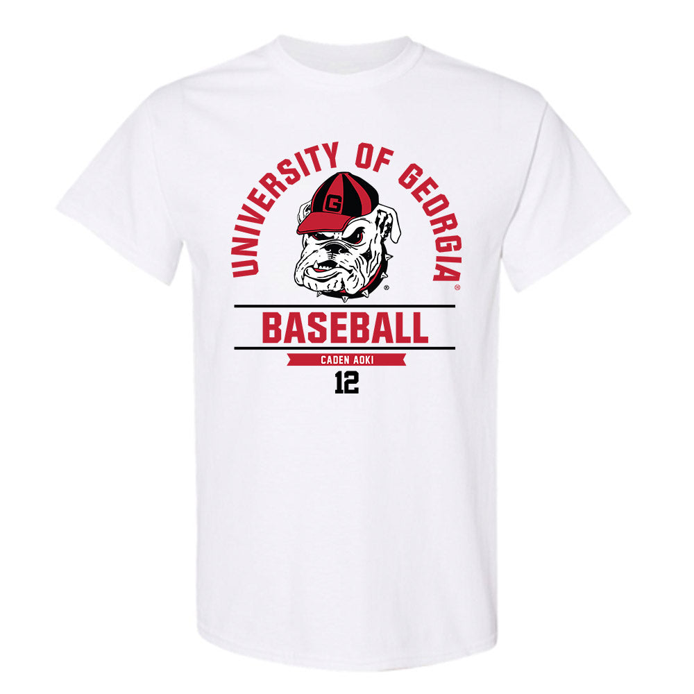 Georgia - NCAA Baseball : Caden Aoki - Classic Fashion Shersey T-Shirt-0