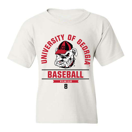 Georgia - NCAA Baseball : Rylan Lujo - Classic Fashion Shersey Youth T-Shirt-0