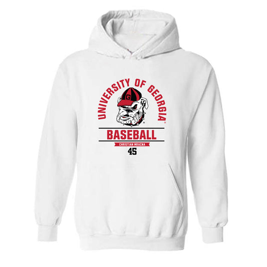Georgia - NCAA Baseball : Christian Mracna - Classic Fashion Shersey Hooded Sweatshirt-0