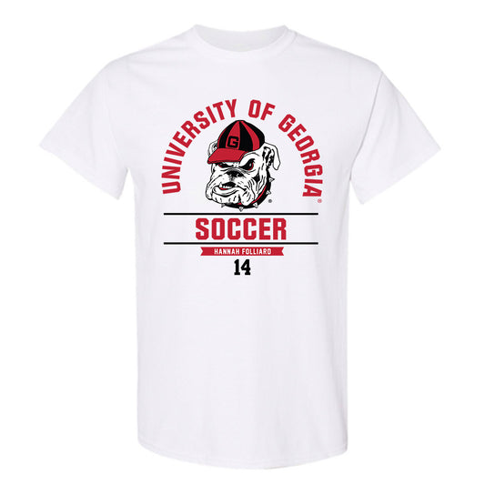 Georgia - NCAA Women's Soccer : Hannah Folliard - Classic Fashion Shersey T-Shirt-0