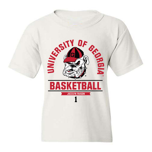 Georgia - NCAA Women's Basketball : Jocelyn Faison - Classic Fashion Shersey Youth T-Shirt-0