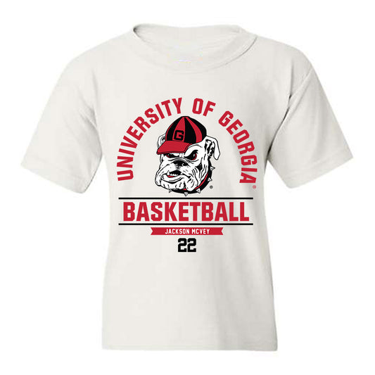 Georgia - NCAA Men's Basketball : Jackson McVey - Classic Fashion Shersey Youth T-Shirt-0