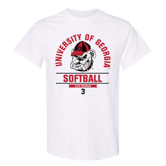 Georgia - NCAA Softball : Kate Brennan - Classic Fashion Shersey T-Shirt-0