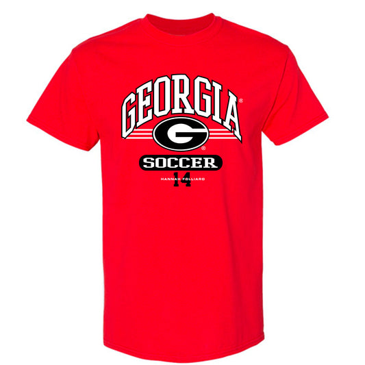 Georgia - NCAA Women's Soccer : Hannah Folliard - Classic Fashion Shersey T-Shirt-0